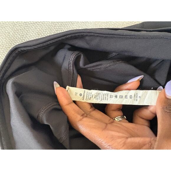 Lululemon x Peloton High Rise Black Leggings Womens Size 12 - Picture 5 of 5